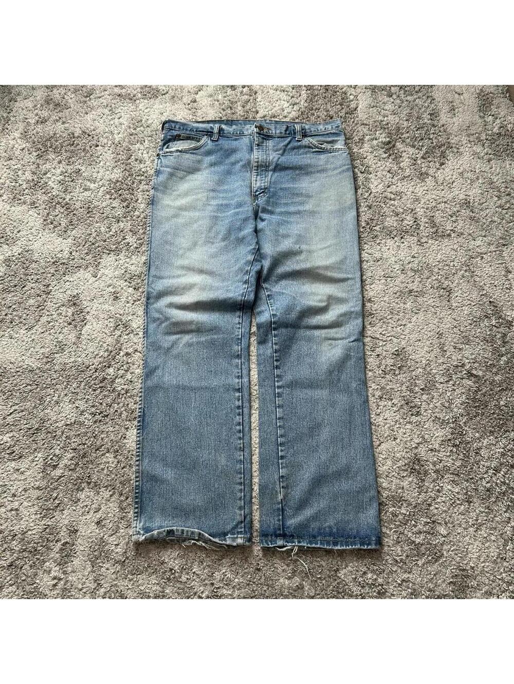Vintage Bristol Blues 80s faded and distressed jeans